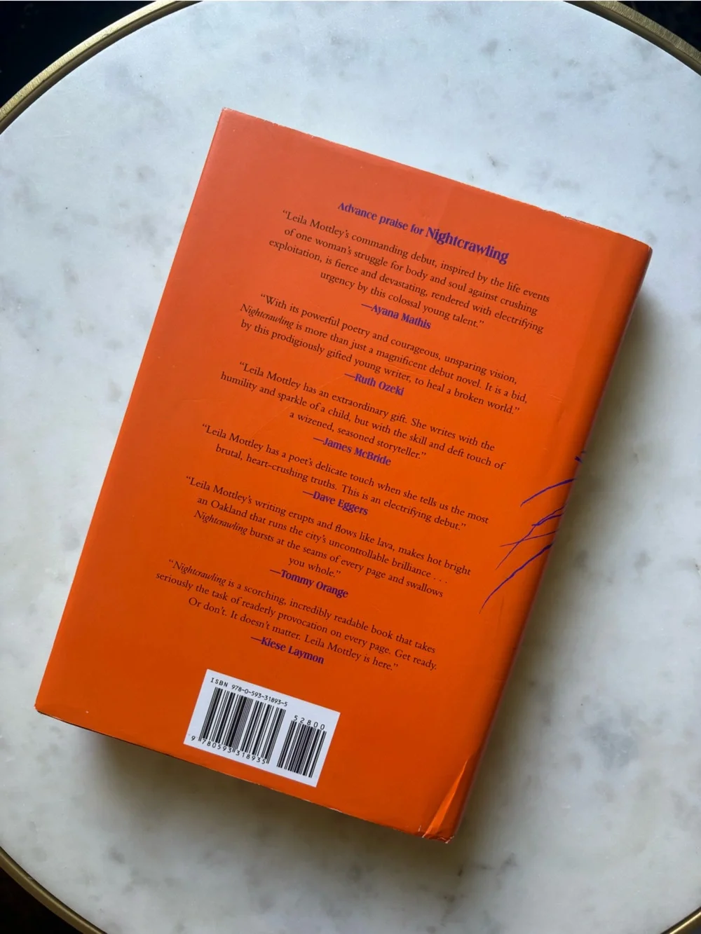 Nightcrawling by Leila Mottley Hardcover Book
